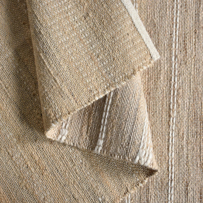 ENGANO RUG - WOOL/ JUTE -BLEACH/IVORY