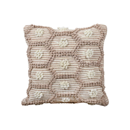 ENVISION CUSHION - COTTON CHENILLE - IVORY/BEIGE
