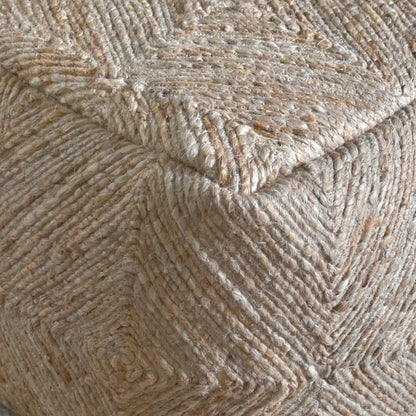 ETHNIC-II POUF - JUTE
