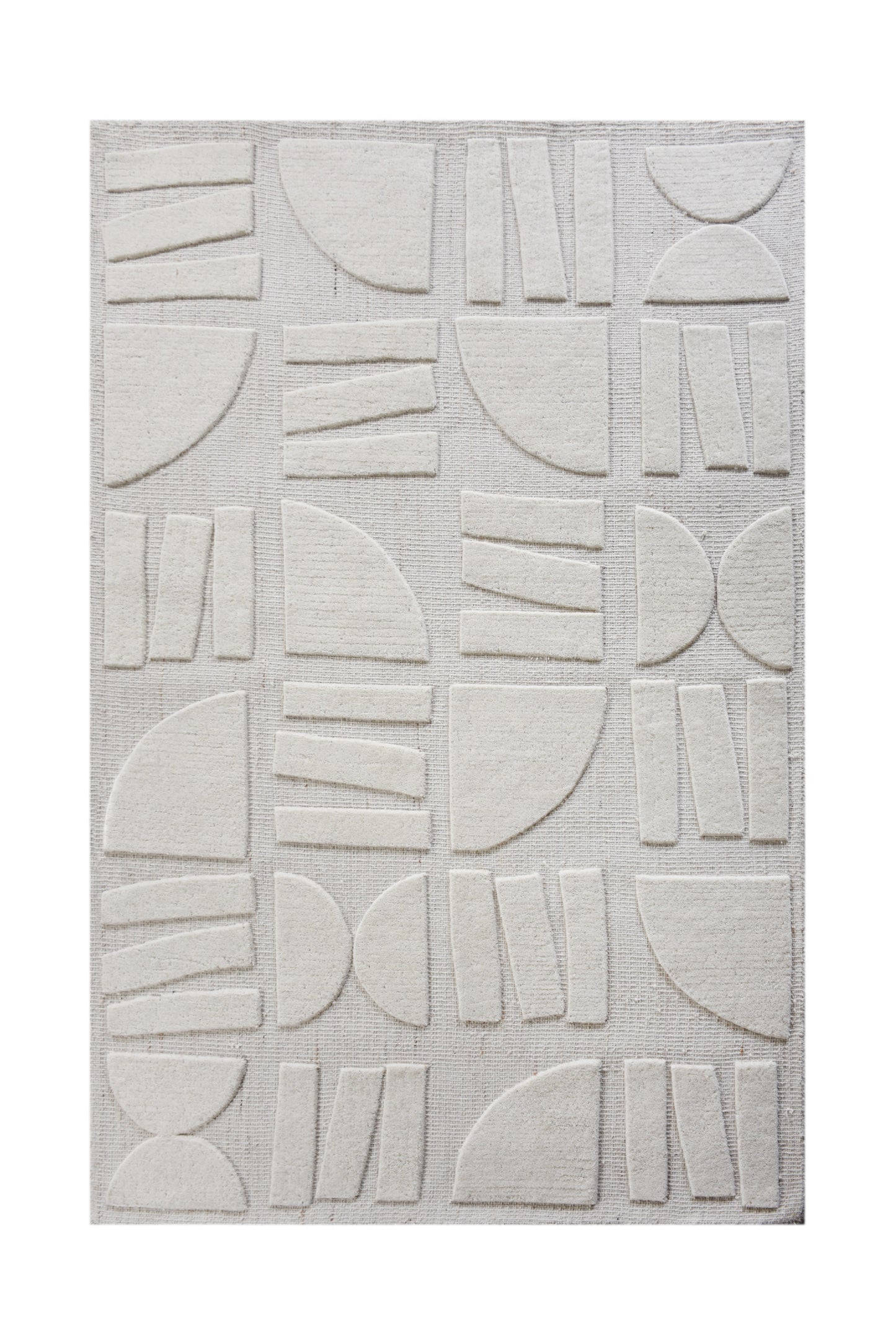 FELION RUG - WOOL - HAND TUFTED - BEIGE/IVORY