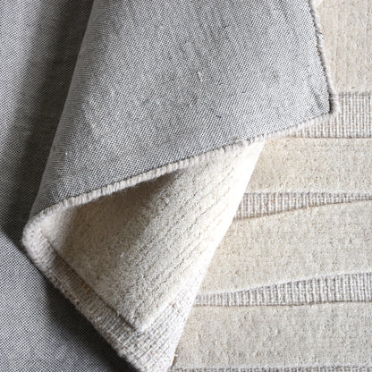 FELION RUG - WOOL - HAND TUFTED - BEIGE/IVORY