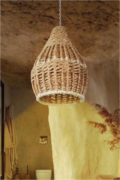 FENIAN LAMP - NATURAL/IVORY - HAND MADE - JUTE