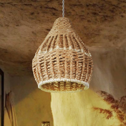 FENIAN LAMP - NATURAL/IVORY - HAND MADE - JUTE