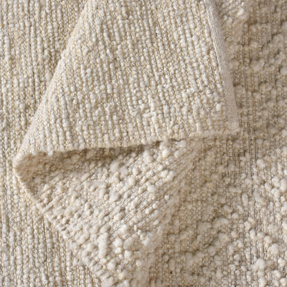 FUNDO RUG - IVORY - WOOL/JUTE - HANDWOVEN