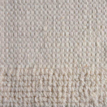 GILLARD RUG - WOOL - IVORY - HANDWOVEN