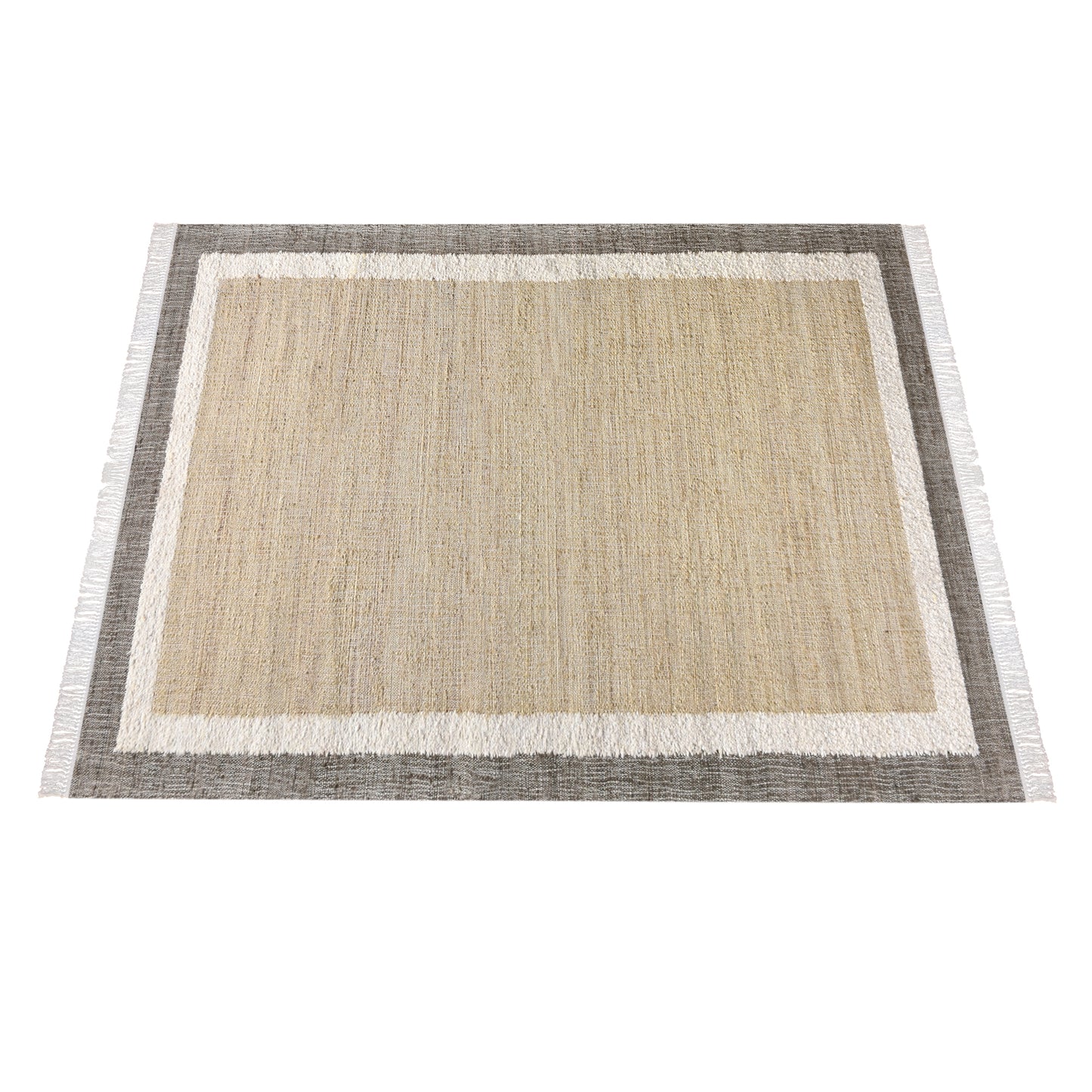 GLOUCESTER RUG - NATURAL/SAGE - JUTE/WOOL - PUNJA