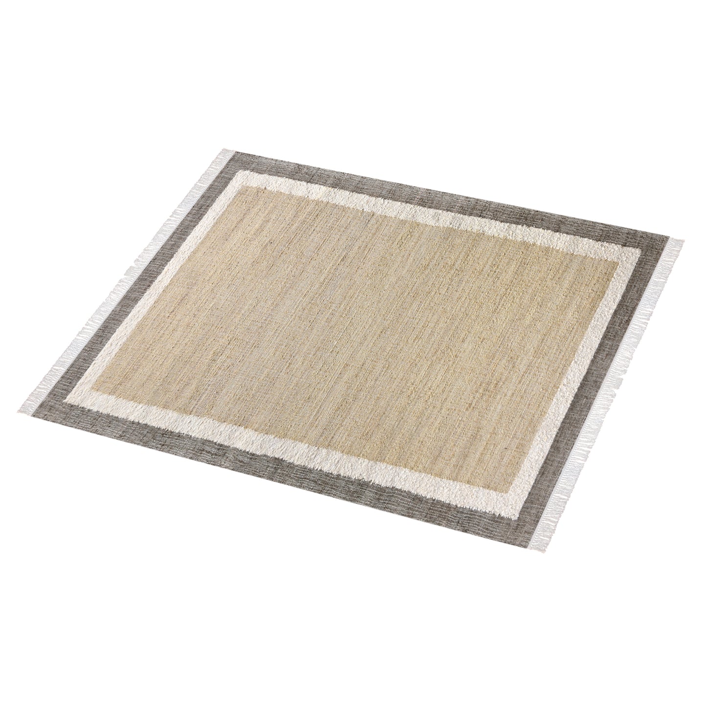 GLOUCESTER RUG - NATURAL/SAGE - JUTE/WOOL - PUNJA
