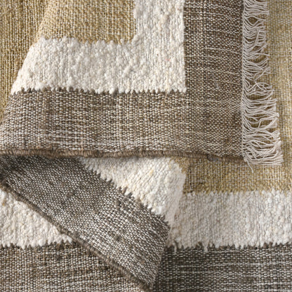 GLOUCESTER RUG - NATURAL/SAGE - JUTE/WOOL - PUNJA