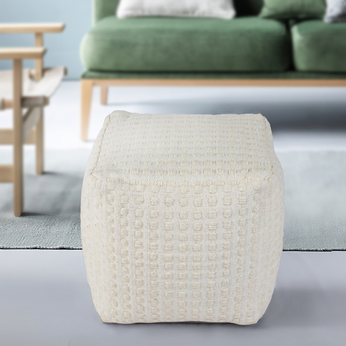 GOLIAD POUF - WOOL