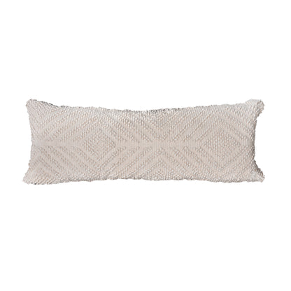 GRIMMA LUMBER CUSHION - COTTON - HANDWOVEN - IVORY