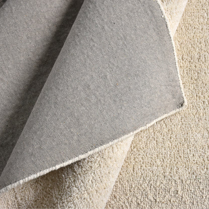 GUADIANA RUG - IVORY- WOOL, HAND WOVEN, OVER TUFTED
