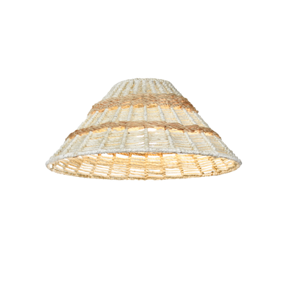 GUARAR LAMP - IVORY/NATURAL - HAND MADE - JUTE
