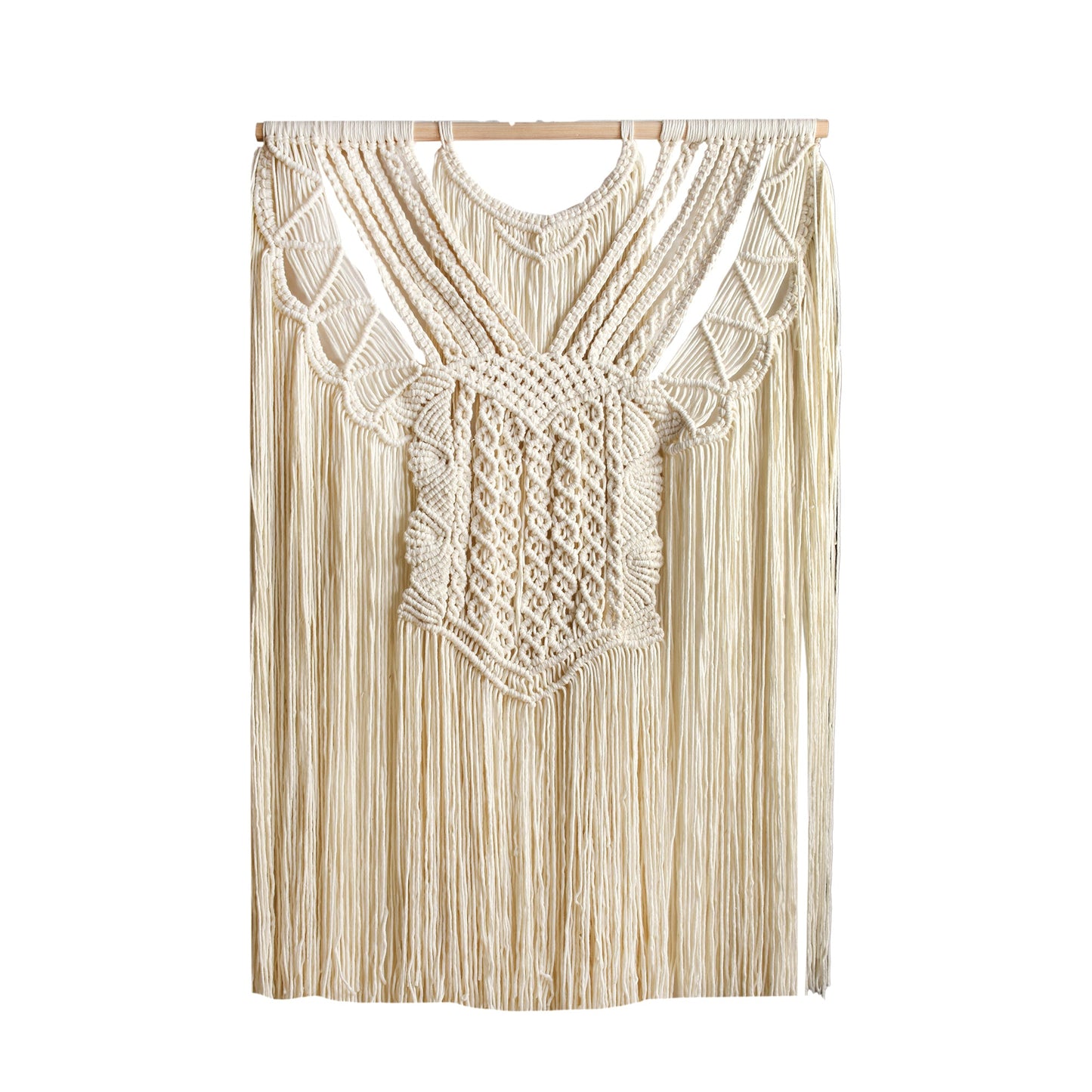 HEYLEN WALL HANGING - IVORY - HAND KNITTED NZ WOOL