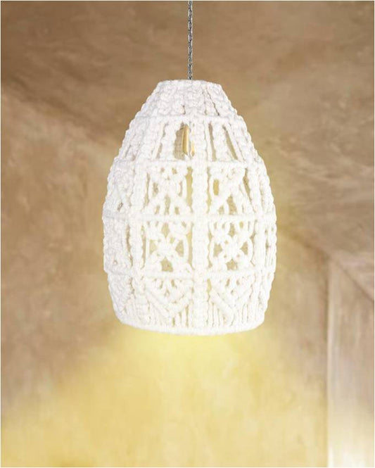 IMERI LAMP - IVORY - HAND MADE - WOOL DORI