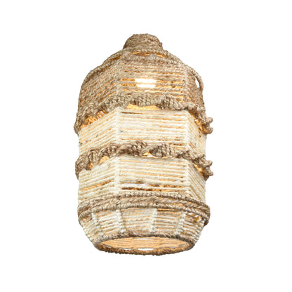 INUBIA LAMP - IVORY/NATURAL - HAND MADE - JUTE