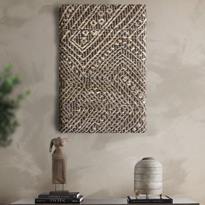 JACARE WALL ART - JUTE - MDF STRUCTURE