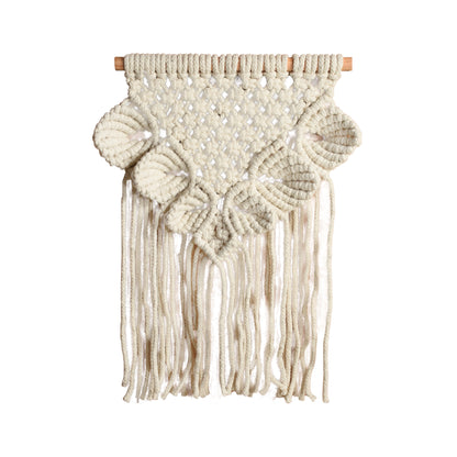 JOTUN WALL HANGING - IVORY - HAND KNITTED - WOOL