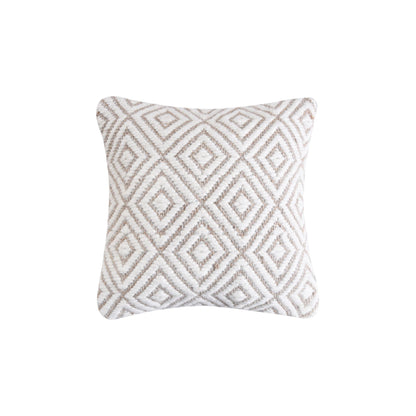 JOHNSTONE CUSHION - WOOL - IVORY - HANDWOVEN