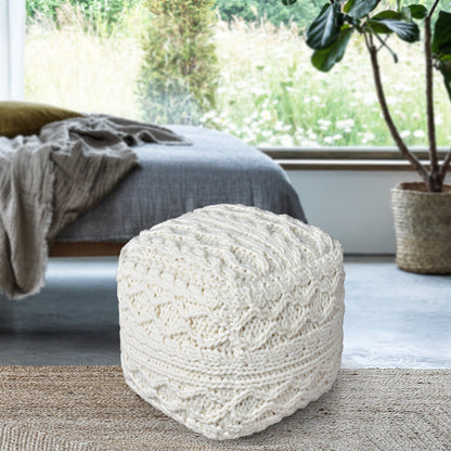 KALIWA POUF - NZ WOOL