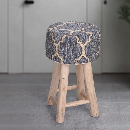 KHYBER BAR STOOL - JUTE
