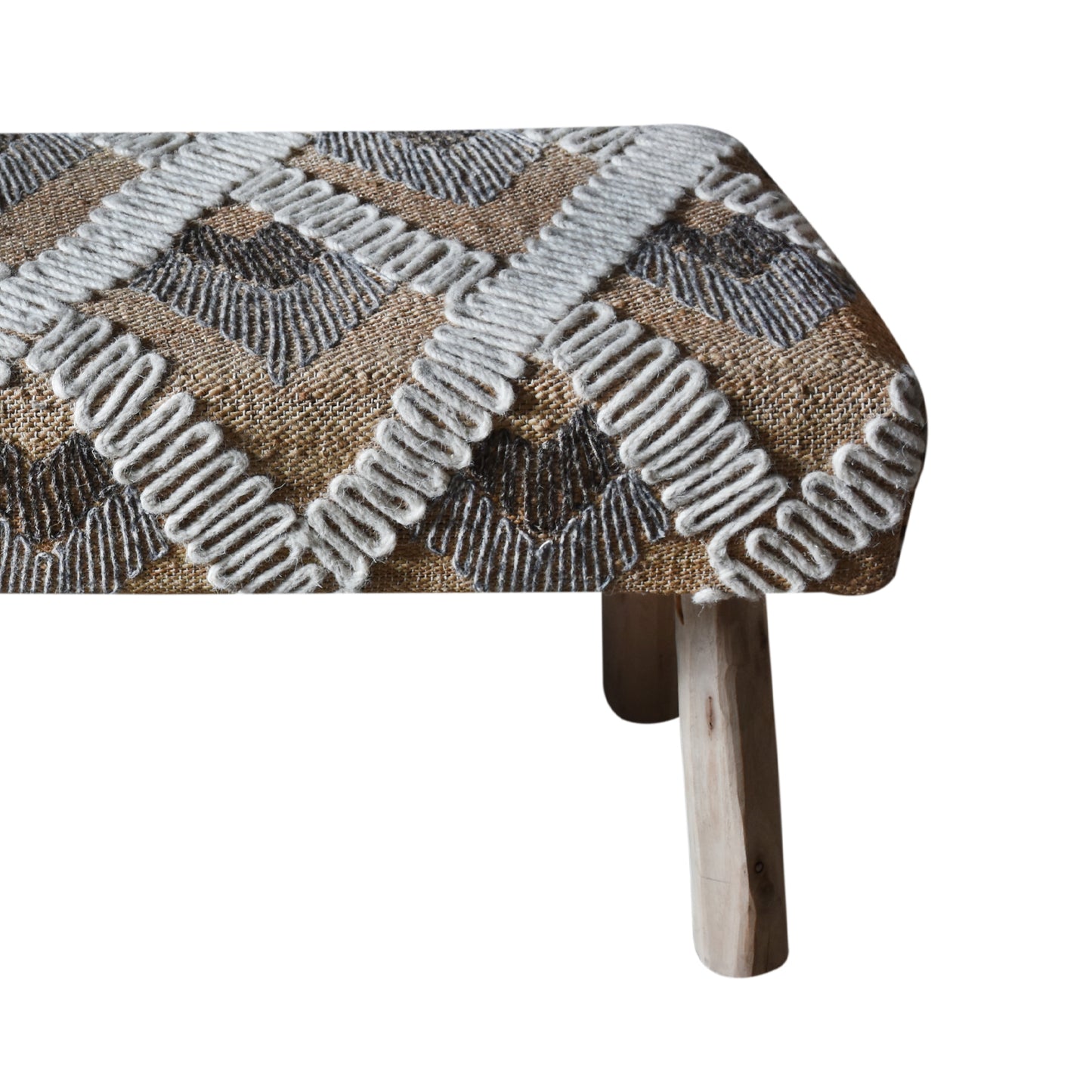 KIRYAS BENCH - JUTE/ WOOL