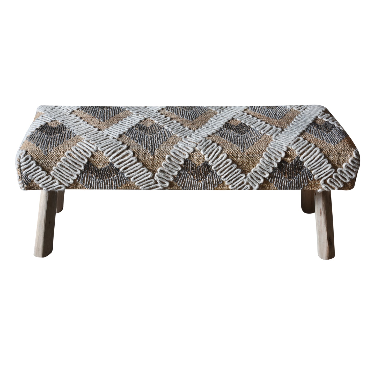 KIRYAS BENCH - JUTE/ WOOL