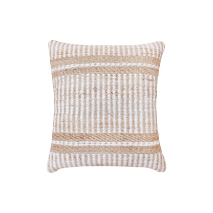 KOULOUN CUSHION - JUTE/WOOL - NATURAL/IVORY