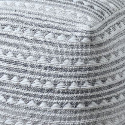 KRUZAN POUF - WOOL
