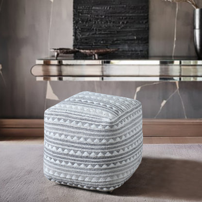 KRUZAN POUF - WOOL