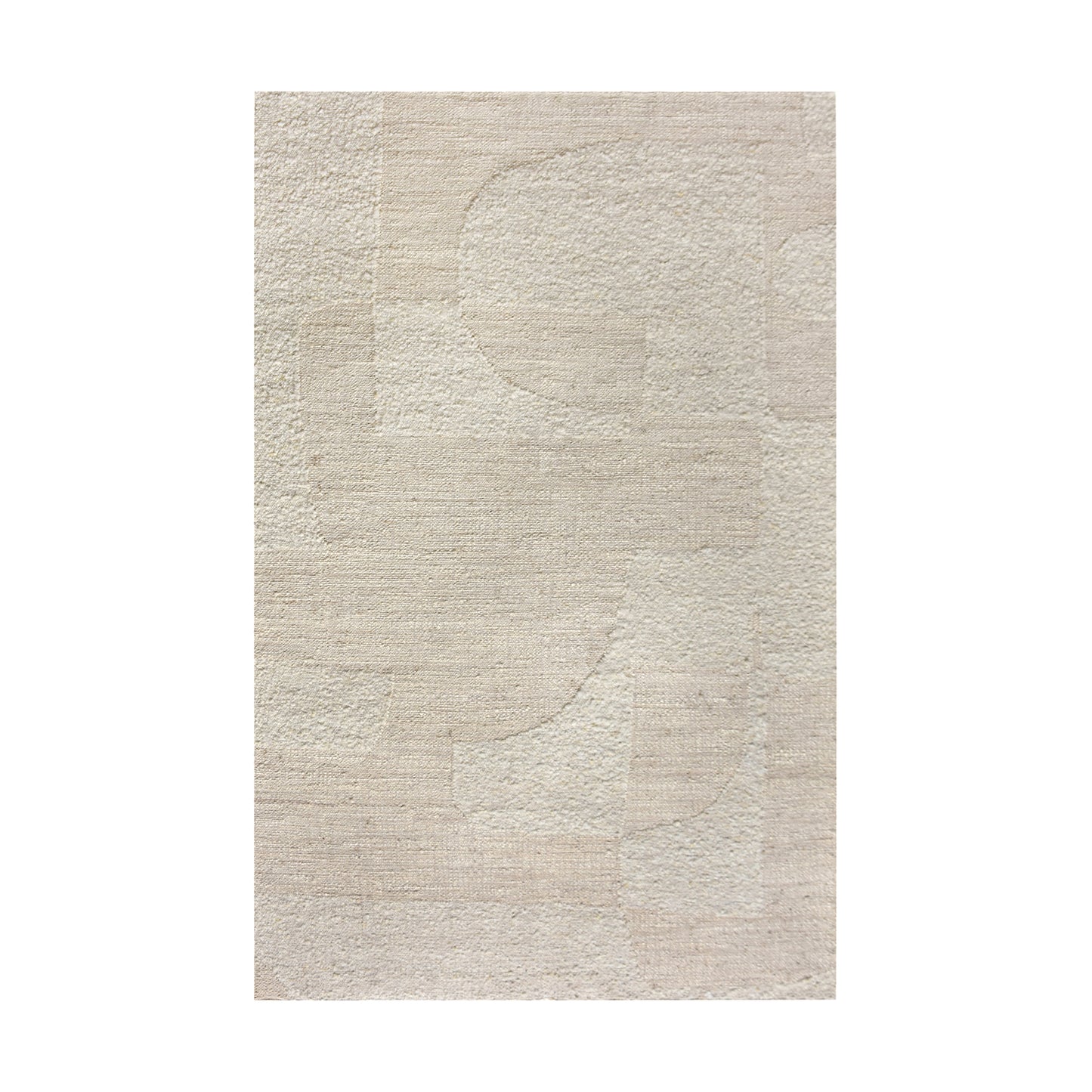 LABOREC RUG - IVORY - NZ WOOL/JUTE - HANDWOVEN