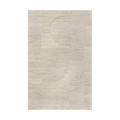 LABOREC RUG - IVORY - NZ WOOL/JUTE - HANDWOVEN