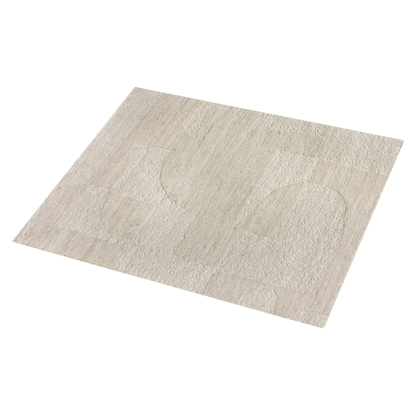 LABOREC RUG - IVORY - NZ WOOL/JUTE - HANDWOVEN