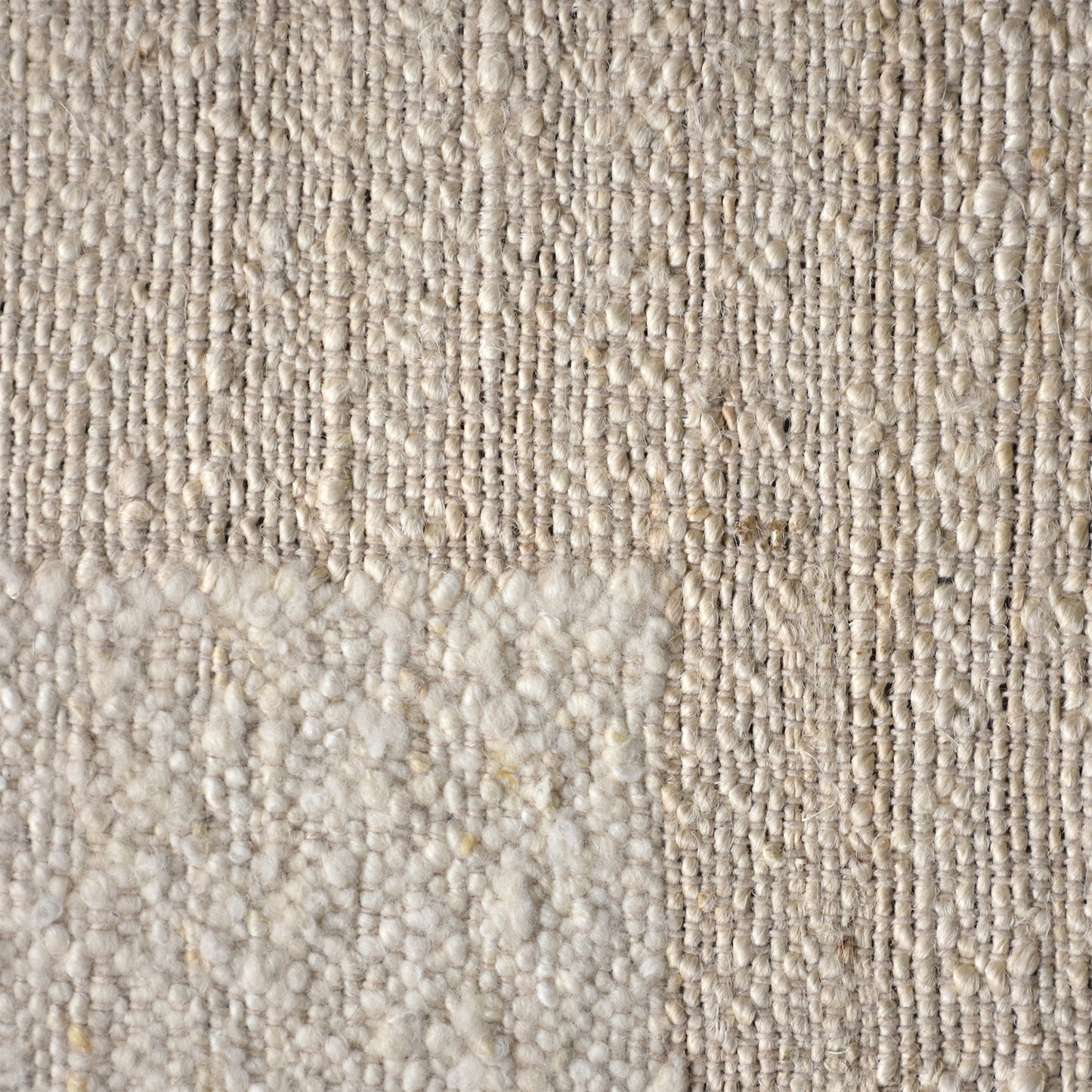 LABOREC RUG - IVORY - NZ WOOL/JUTE - HANDWOVEN