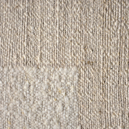 LABOREC RUG - IVORY - NZ WOOL/JUTE - HANDWOVEN