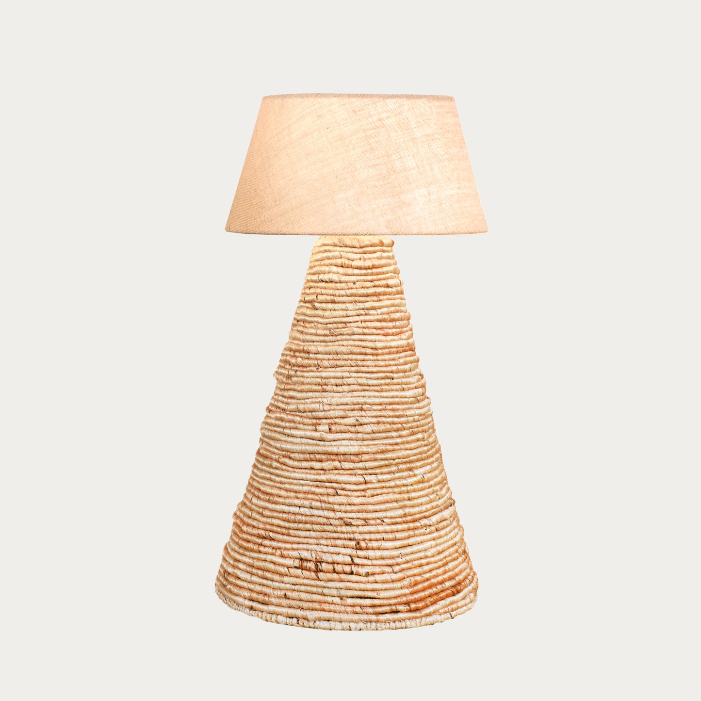 LARINA TABLE LAMP - NATURAL - HAND MADE - JUTE
