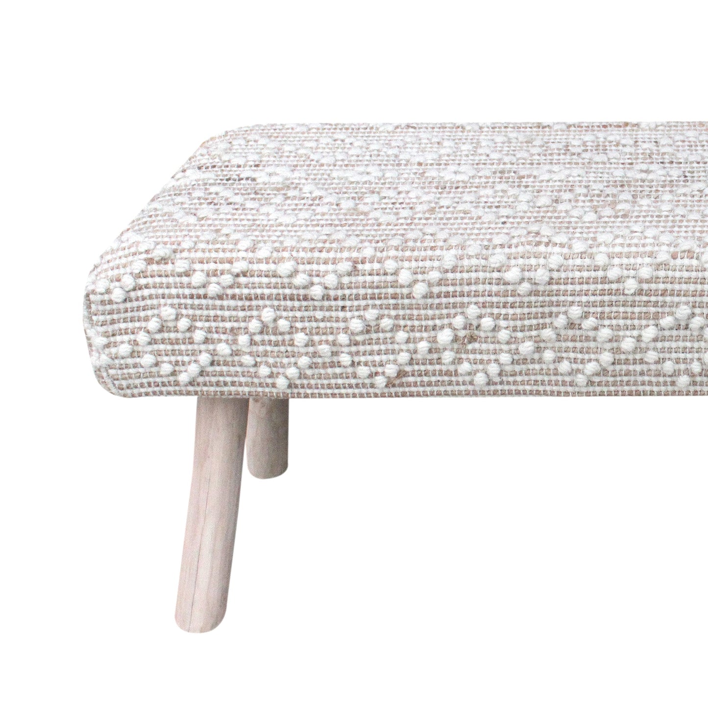 LEEWARD BENCH - JUTE/ WOOL