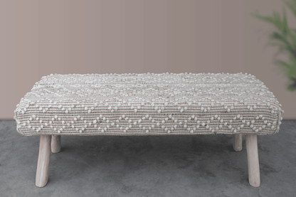 LEEWARD BENCH - JUTE/ WOOL