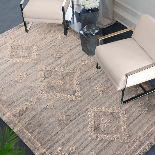 LEICESTER RUG - WOOL