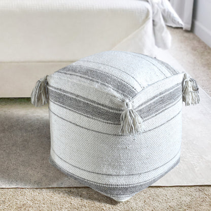 LEYTON POUF - WOOL
