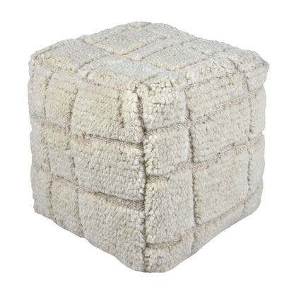 LUXTON POUF - NZ WOOL