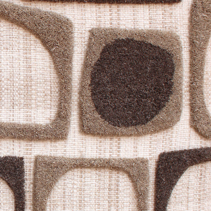 LUCETTA WALL ART AND JOURNEE WALL ART - BEIGE/BROWN - HANDWOVEN/OVER TUFTED - WOOL & MDF
