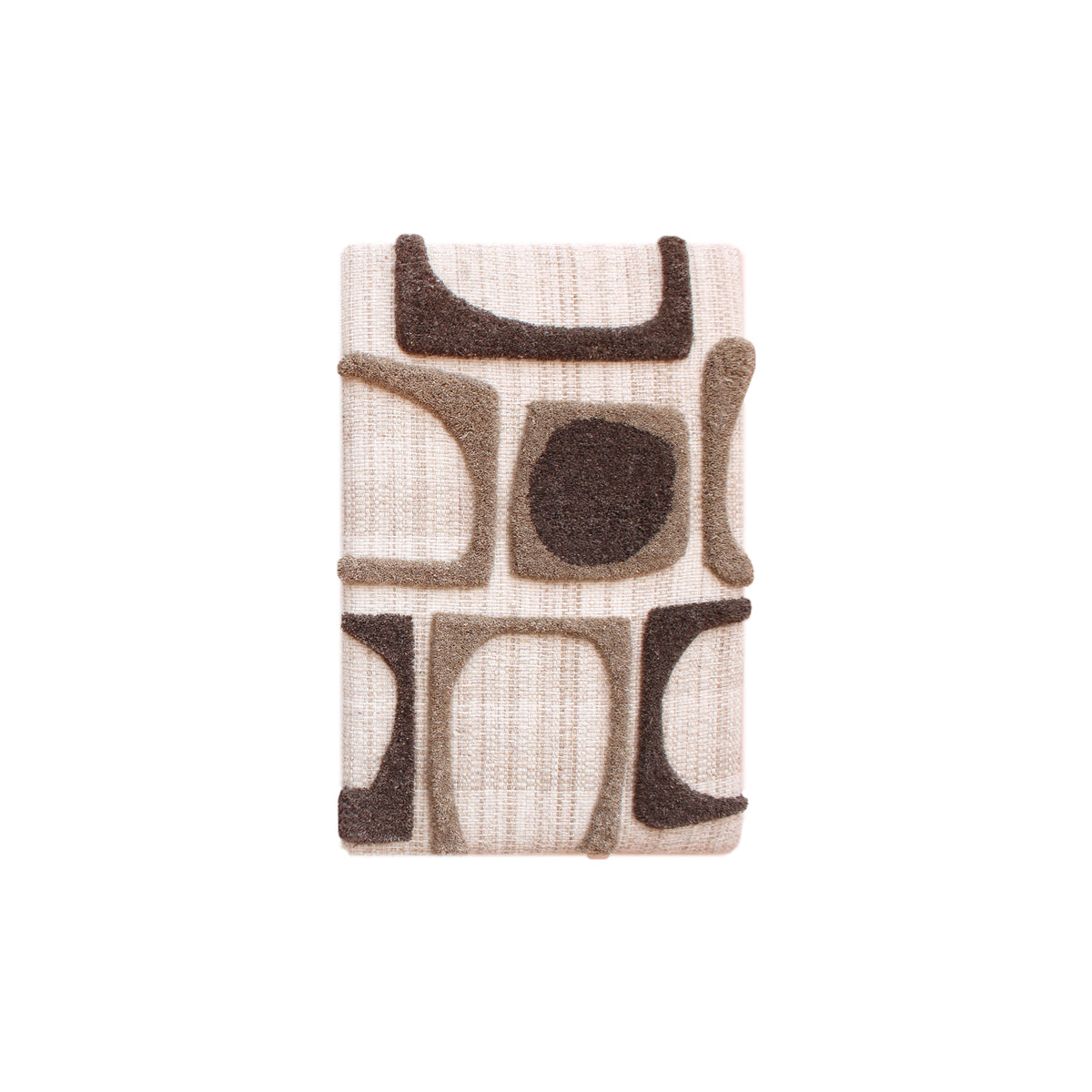 LUCETTA WALL ART AND JOURNEE WALL ART - BEIGE/BROWN - HANDWOVEN/OVER TUFTED - WOOL & MDF