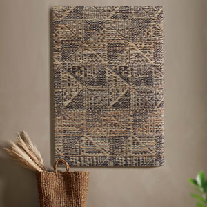 MANCHES WALL ART - JUTE - MDF STRUCTURE
