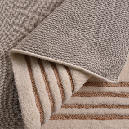 MANGIN RUG - NZ WOOL/ JUTE
