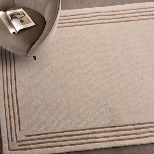 MANGIN RUG - NZ WOOL/ JUTE