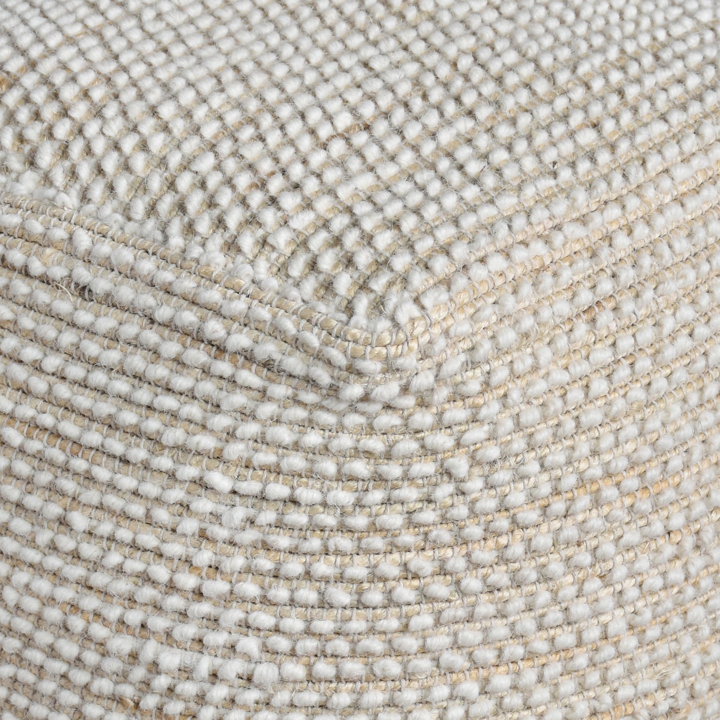 MANOR POUF - JUTE/ WOOL