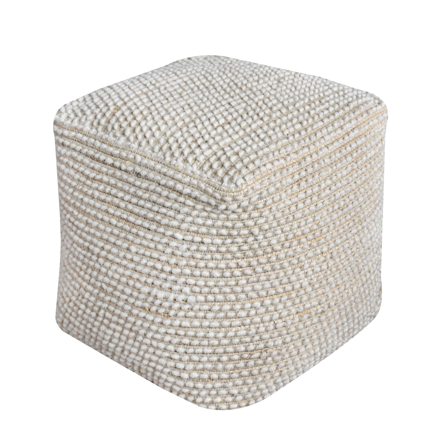 MANOR POUF - JUTE/ WOOL