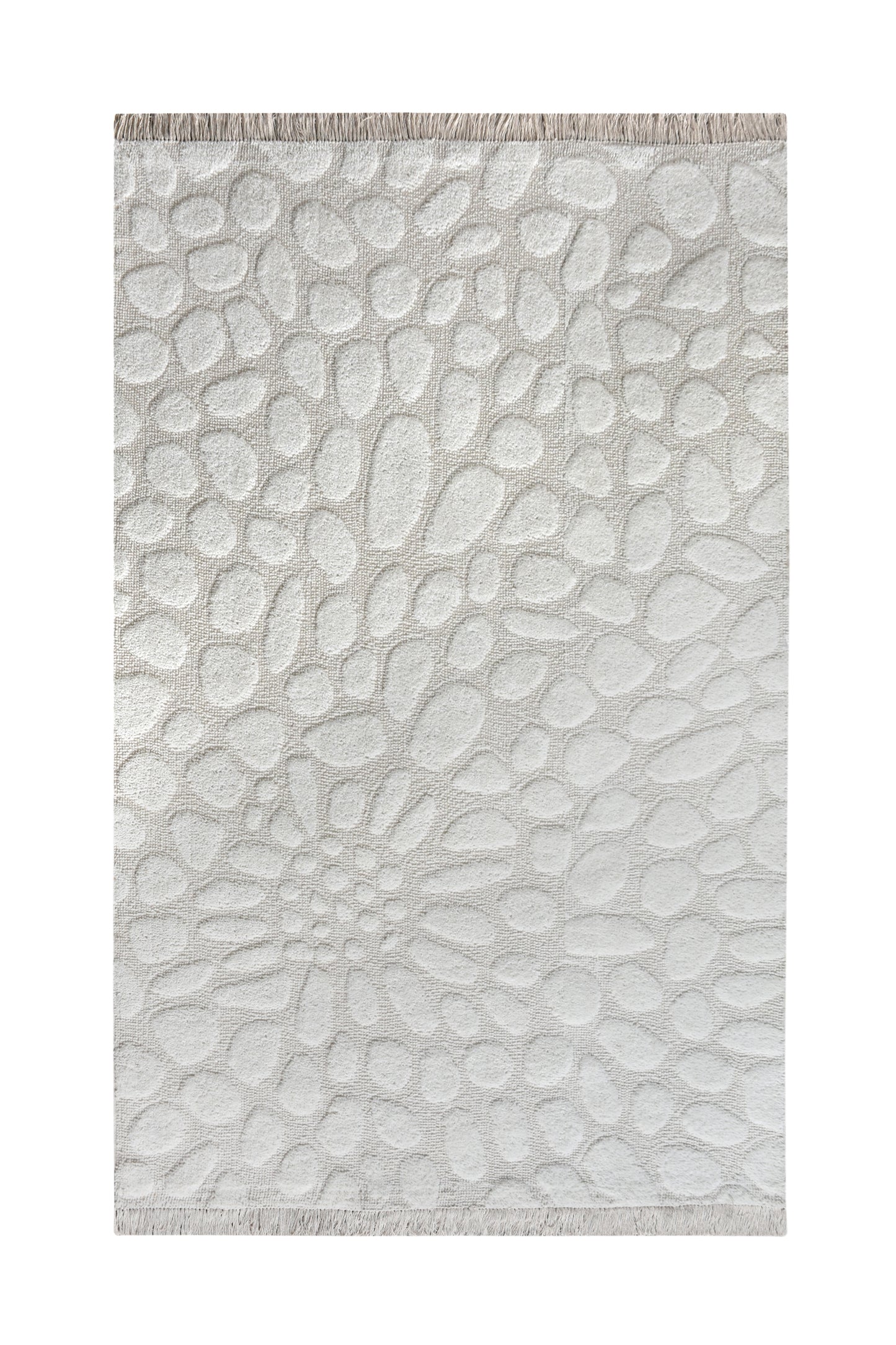 MARILYN-II RUG WITH FRINGES - IVORY - TABLE TUFTED - WOOL