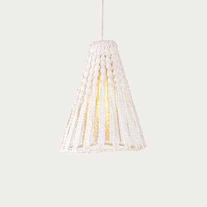 MARIVELES LAMP - IVORY - HAND MADE - NZ WOOL
