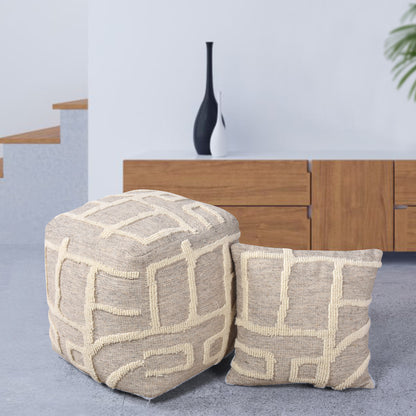 MARUIA POUF - WOOL